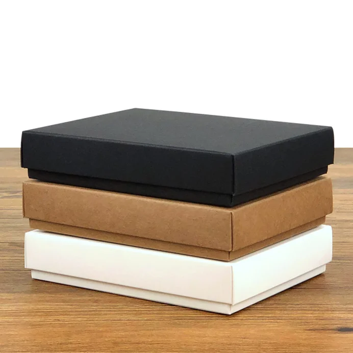 10pcs Black/White Thicken Kraft Paper Packing Gift Boxes DIY Candy/Wedding/Party/Crafts/Gifts/Candy Storage Boxes Aircraft Box