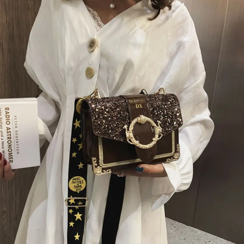 Брендовая Дизайнерская Женская 2019 Новая модная сумка мессенджер через плечо с