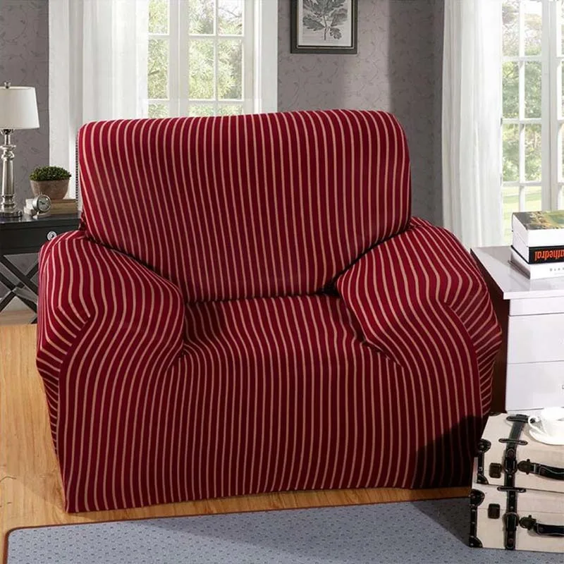Растягивающийся диван многоцветный чехол эластичное покрытие нескользящий