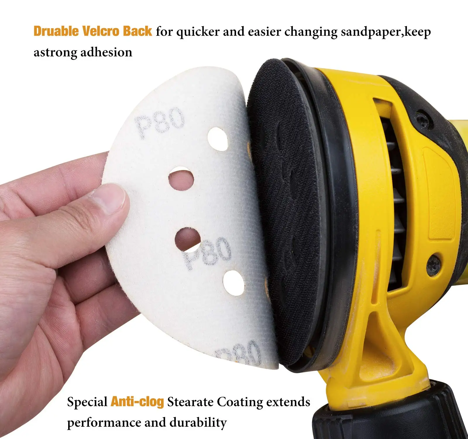 100 шт. 5 дюймов 8 отверстий крючок и петля золото магнитный диск оксид алюминия от 60