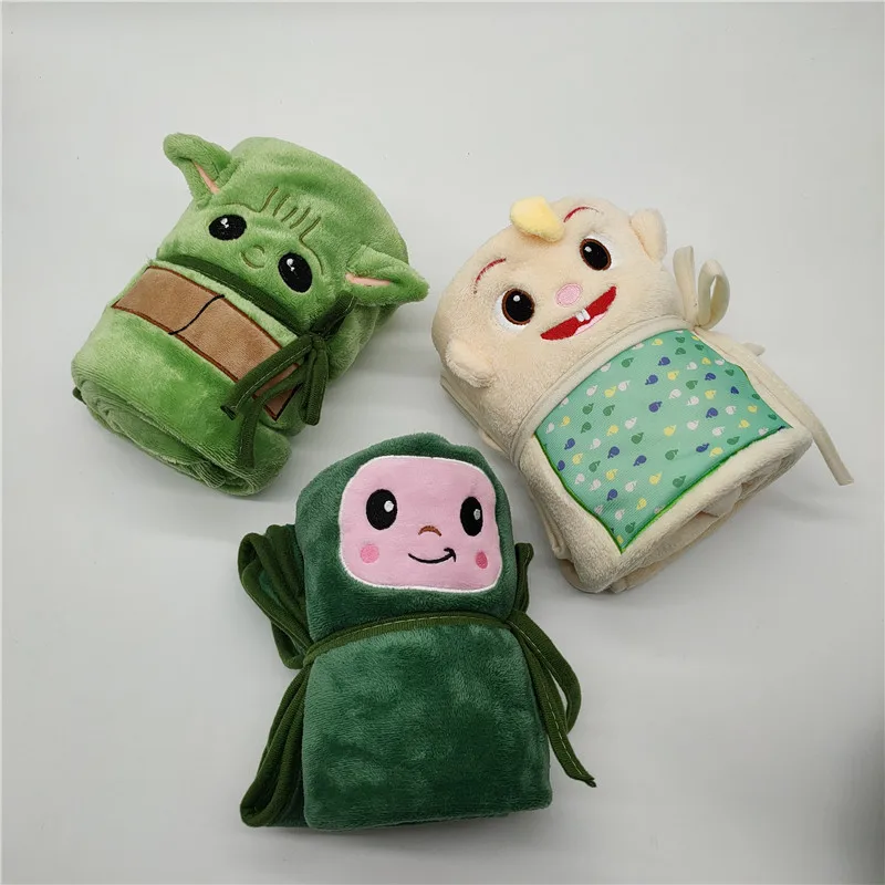 

Cocomelon toys Plush Toddler Baby Hooded Towels Newborn Kids Bathrobe Super Soft Bath Towel Warm Cocomelon Watermelon Blanket
