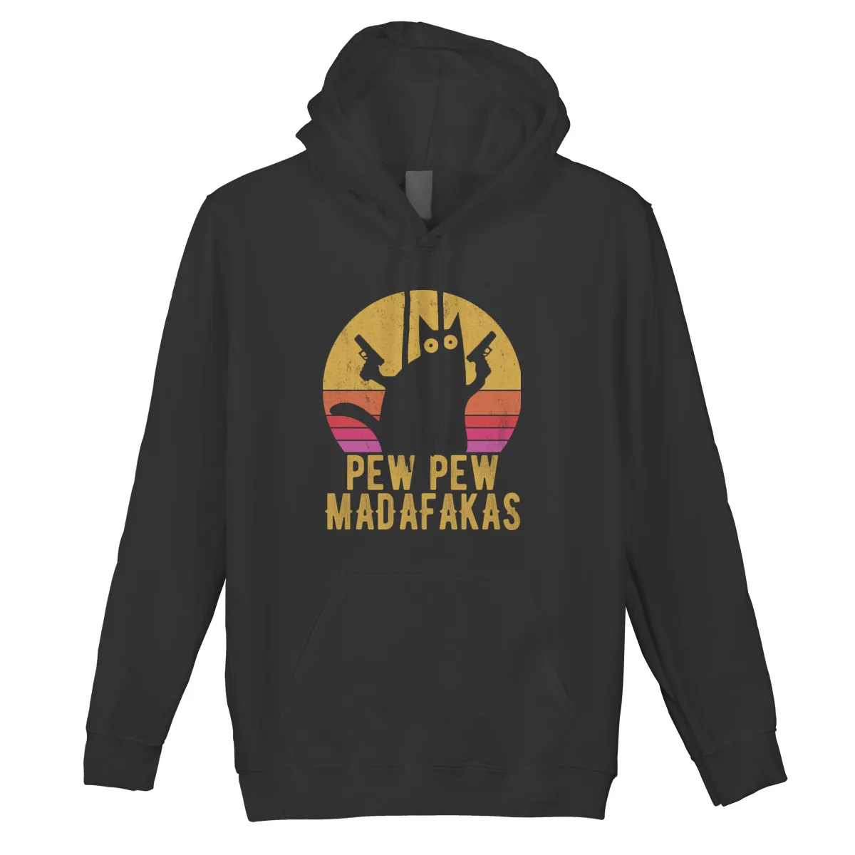 

Men's Hoodie Cat Crazy PewPewPew Madafakas Funny Vintage CatCustom Games Unisex Punk Hip-Hop Mens Clothes 37145
