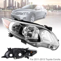 waterproof right side car headlight 81110 02b60 low beam 9006 high beam 9005 bulbs for 2011 2013 toyota corolla base ce le