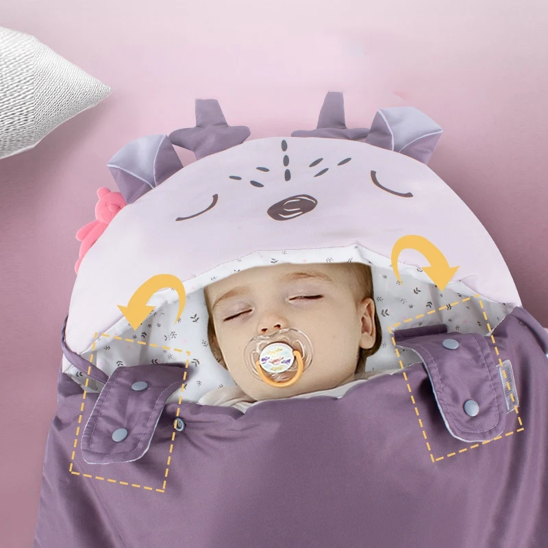 

Baby Cartoon Sleep Bag Swaddle Baby Blanket Envelopes for 0-3 Years