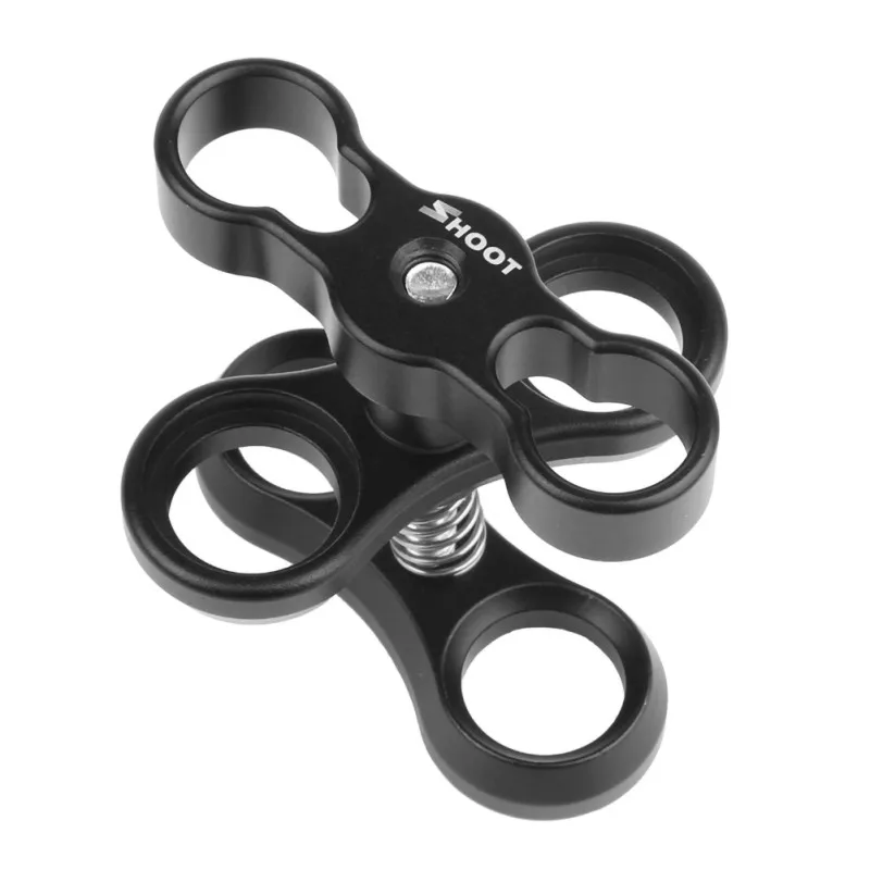 Светильник для дайвинга с шаровой головкой зажим бабочки крепление на руку