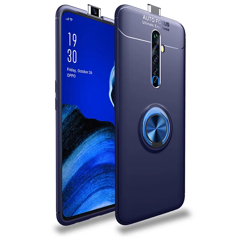 Мягкий Силиконовый противоударный чехол для OPPO Realme X2 Pro автомобиля магнитное
