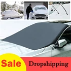 Автомобильный Магнитный солнцезащитный чехол для лобового стекла автомобиля, снежный солнцезащитный козырек, водонепроницаемый защитный чехол для лобового стекла автомобиля 210x120 см
