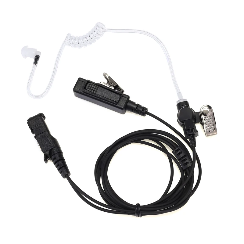 Radio Earpiece FBI Surveillance Acoustic Air Tube Headset for Motorola Radio XPR3300 XPR3500 XIR P6620 XIR P6600 E8600 E8608