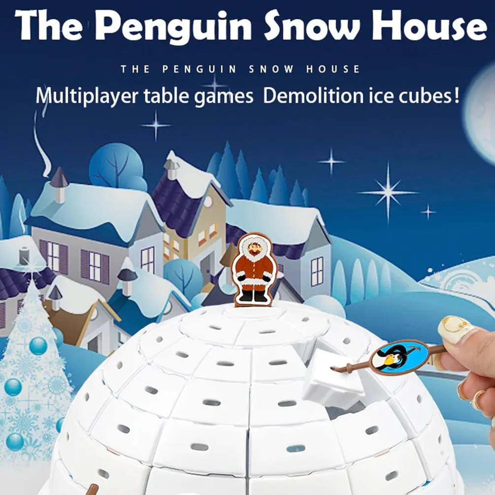 

Penguin Snow House Parent-child Educational Toys Board Games Parent-child Interactive Durable Toys English Package