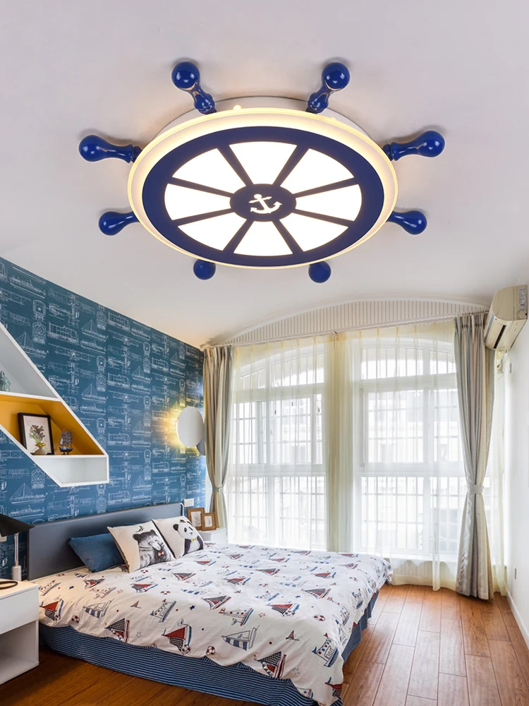 Современный промышленный пиратский корабль превращенный в акриловый потолочный светильник светодиодная