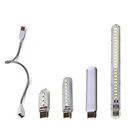 Светодиодный светильник мини Портативный USB настольный светодиодный светильник с 3, 8, 12, 24 светодиодами и ик-подсветкой дальностью действия светильник s для Мощность банка портативных пк Тетрадь USB ночной светильник лампа для кемпинга