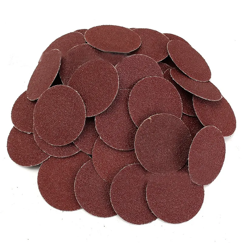 50Pcs 120 Grit 2 inch Roloc Roll Lock Sanding Grinding Discs for Polishing Abrasive | Аксессуары для инструментов