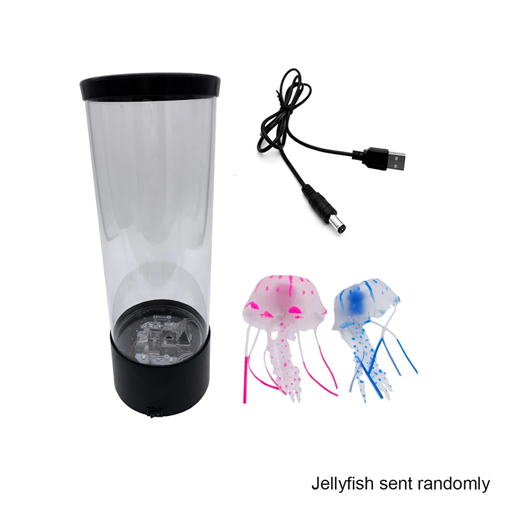 Светодиодный ночсветильник USB лампа для аквариума имитация Медузы светодиодный