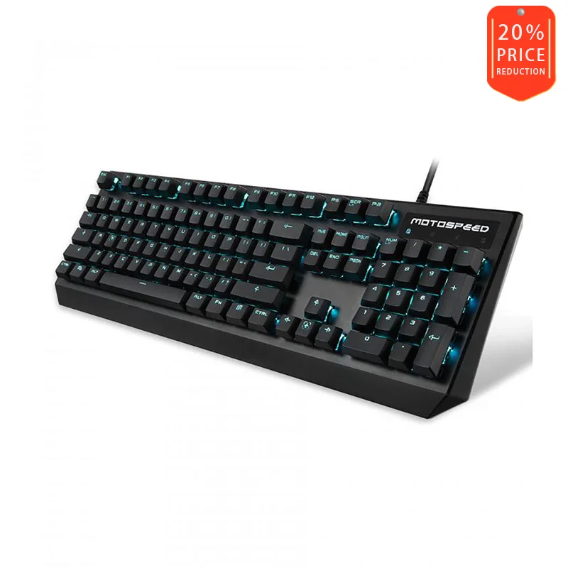 Механическая игровая клавиатура Motospeed K95 104 клавиш переключатель Outemu ледяная