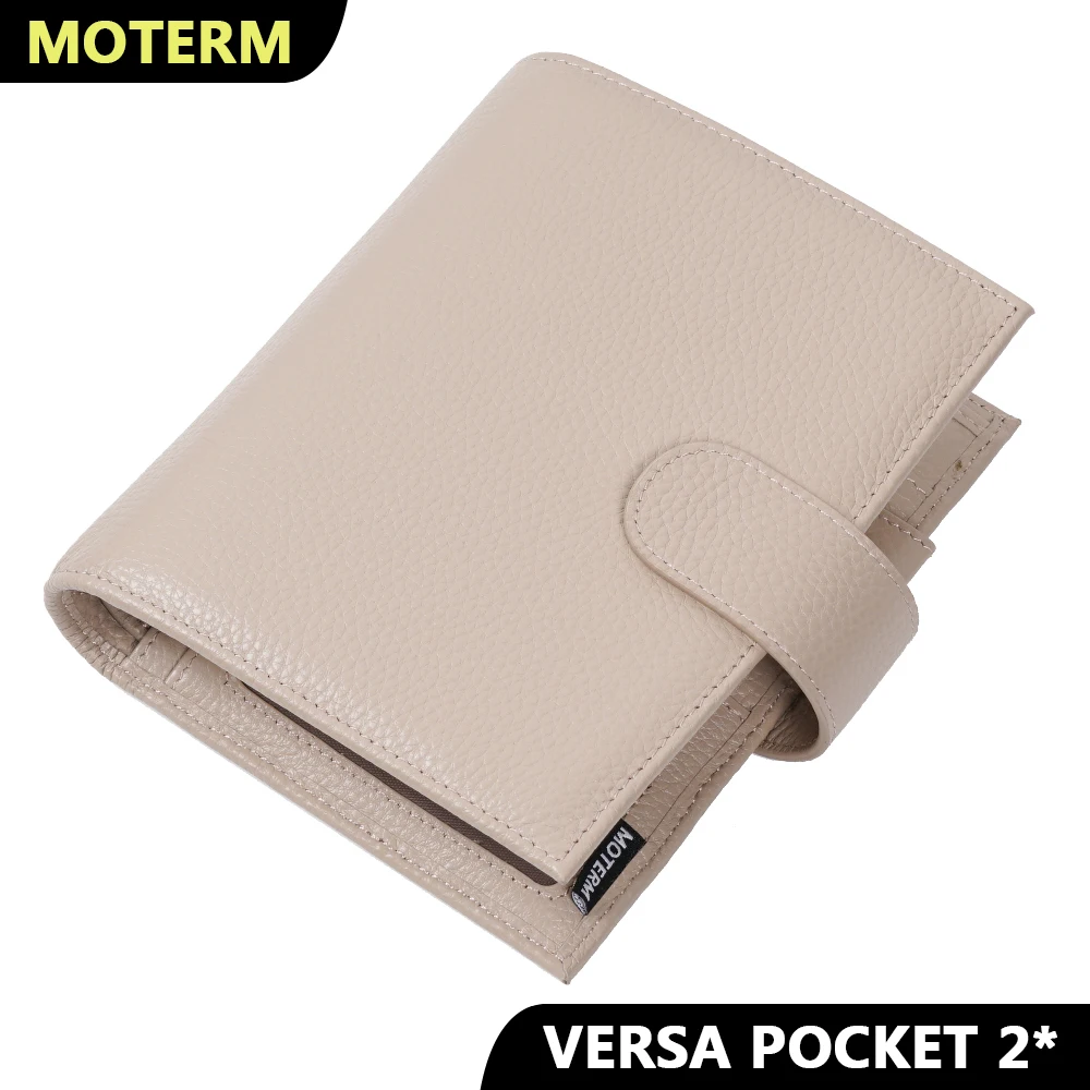 

Moterm New version Pocket Versa A7 Size Rings Planner Multifunctional Agenda with 19mm Rings Organizer Diary Journal Notepad