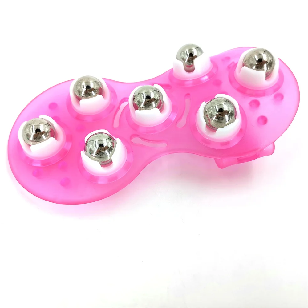

Roller Ball Body Massage Glove Anti-Cellulite Muscle Pain Relief Relax Massager For Neck Back Shoulder Buttocks Face Lift Tools