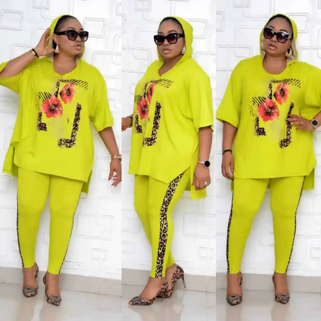 Комплект из двух предметов для женщин африканская одежда летний модный