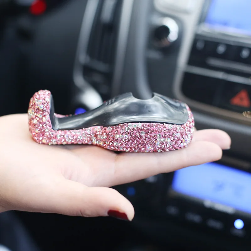 Универсальный Роскошная обувь с украшением в виде кристаллов автомобиля крючки