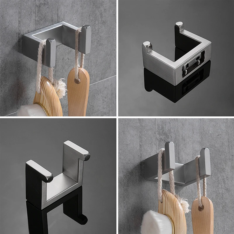 Набор аксессуаров для ванной комнаты из нержавеющей стали вешалка полотенец