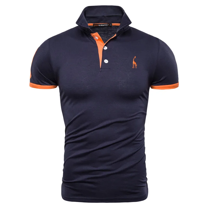 2019 брендовая мужская футболка Одноцветный из кусков с рисунком жирафа Мужская