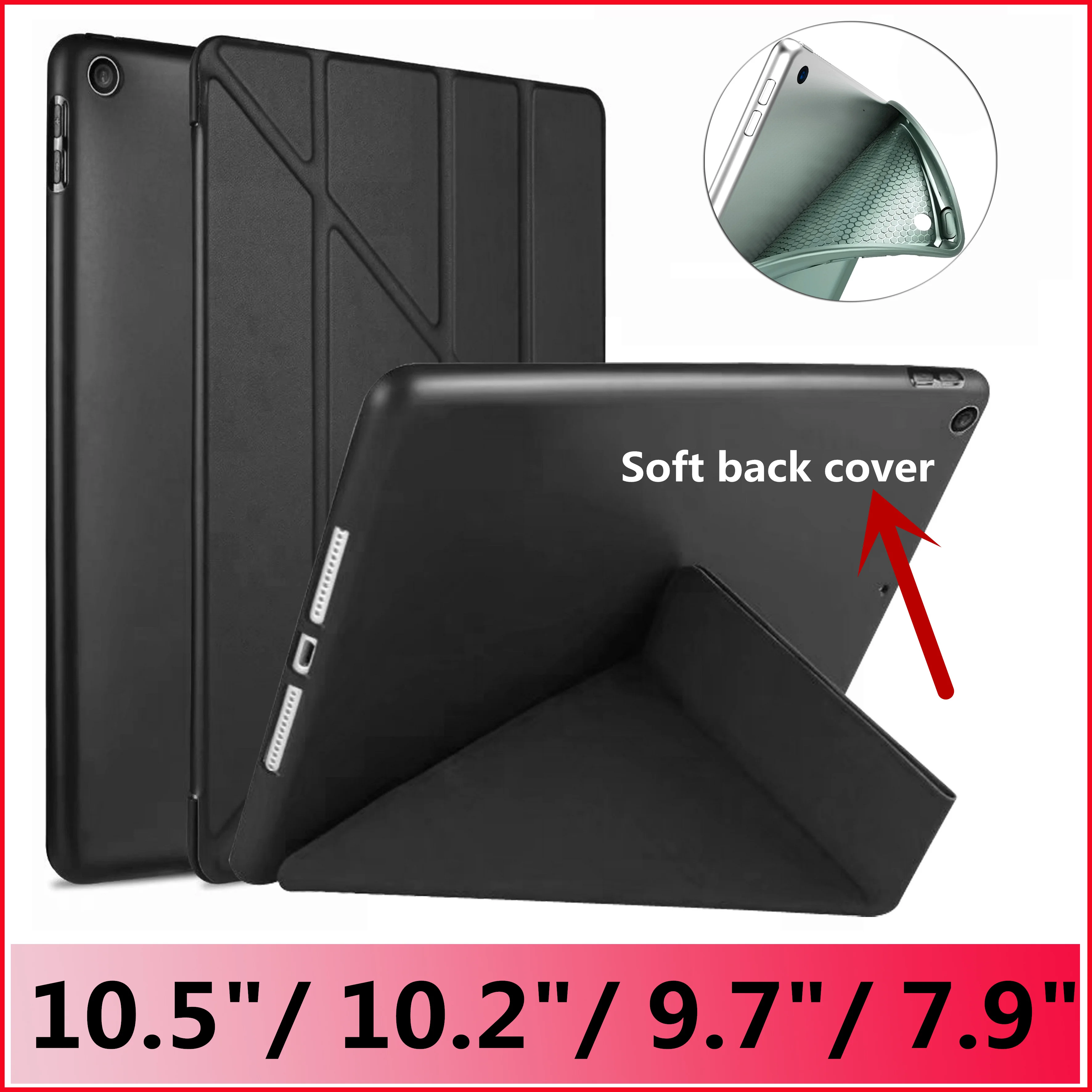 Чехол для iPad 9 7 Air 3/2/1 10 5 ཆ 2 дюйма 2019 мягкий чехол 6 поколения Mini 1 3 4 5|Чехлы