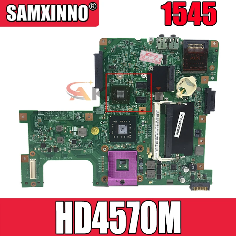 

Оригинальная материнская плата для ноутбука DELL Inspiron 1545 HD4570M материнская плата CN-0H314N 0H314N 08224-1 216-0728020 PM45