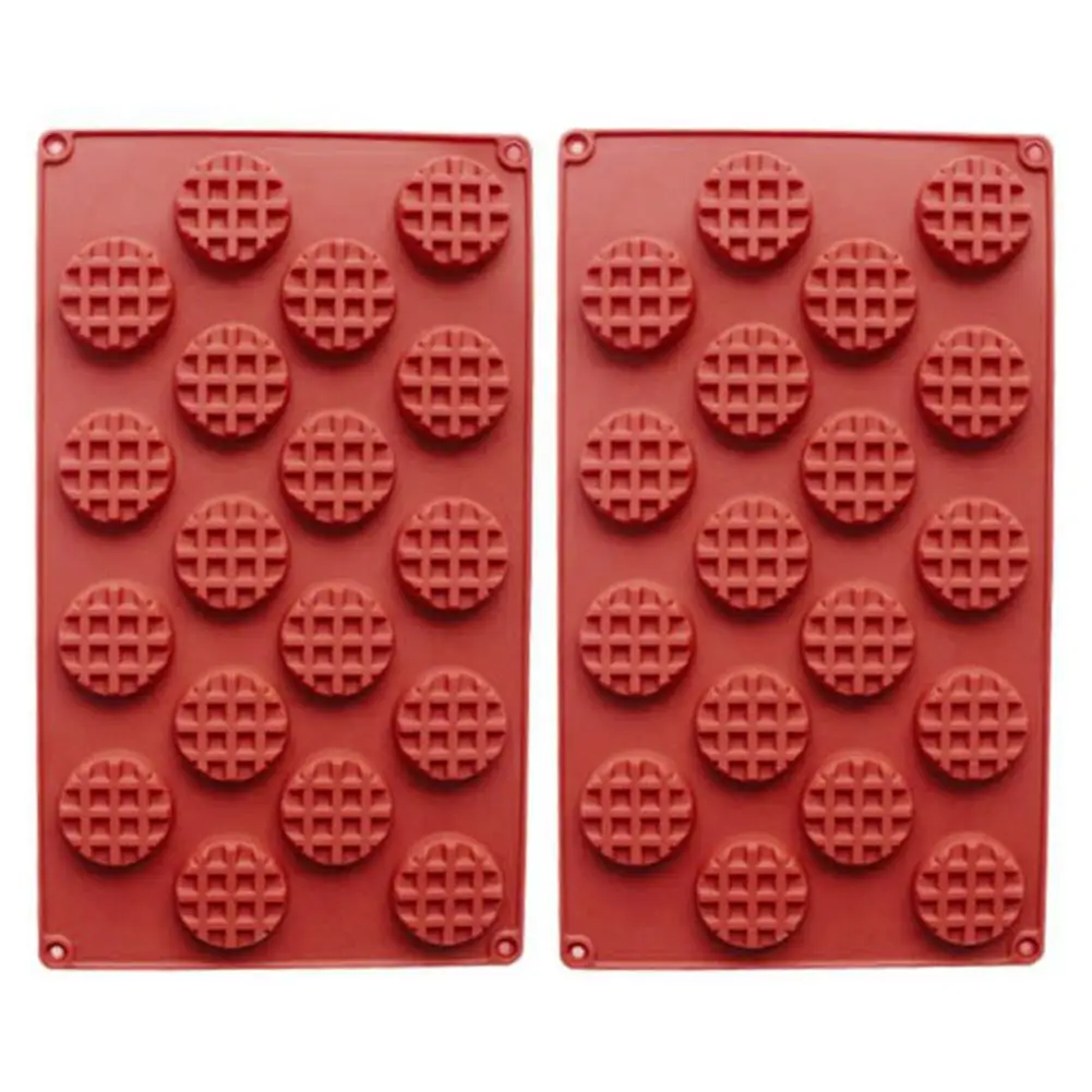 2 шт. силиконовые формы для вафель 18 ячеек|Формы вафель| |
