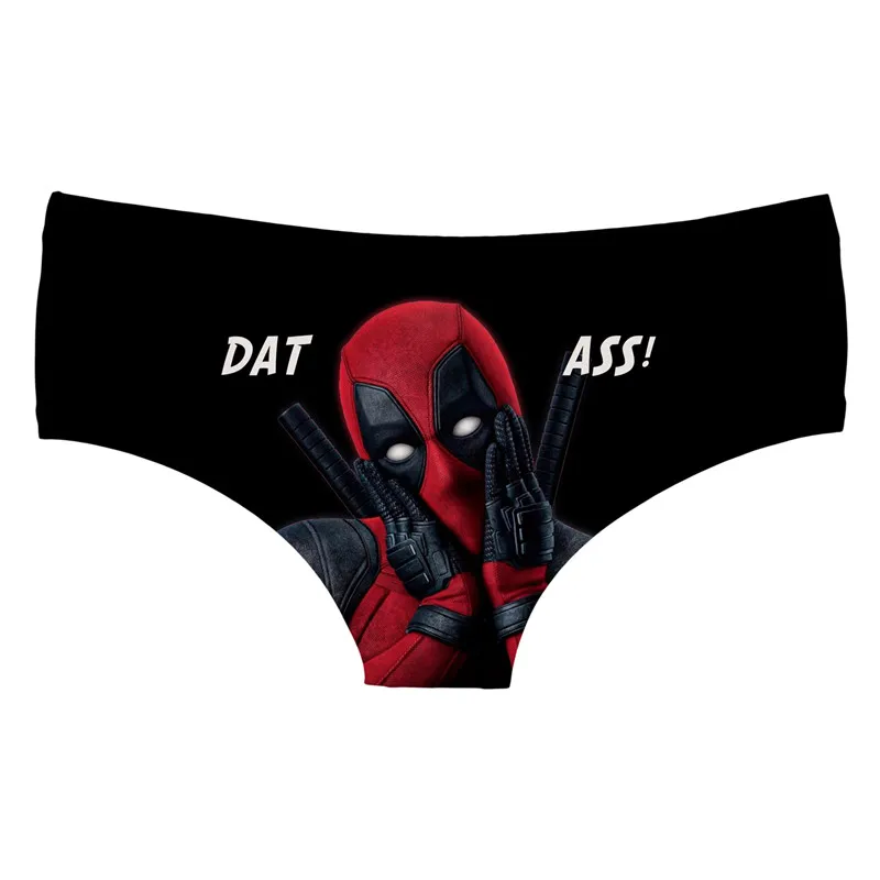 DeanFire супер мягкие женские 3D трусики нижнее белье DAT ASS с буквенным принтом Kawaii Push Up