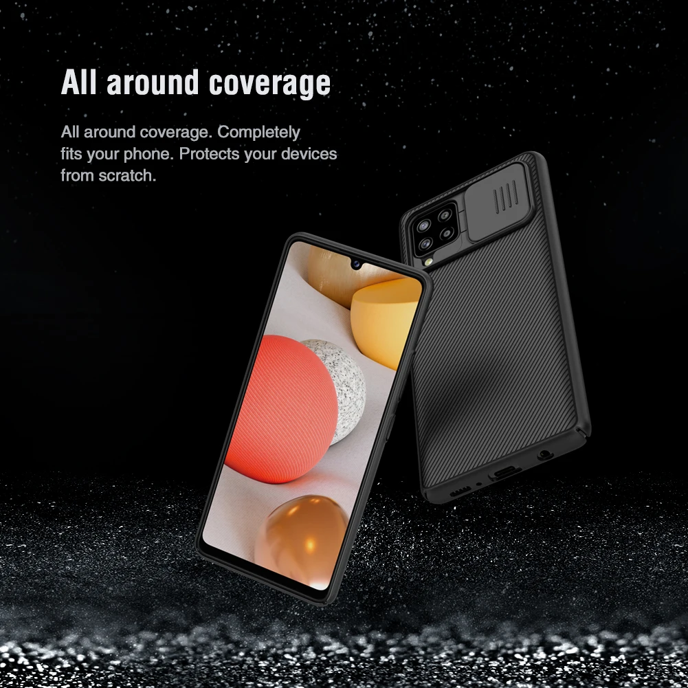 

Nillkin For Samsung Galaxy A42 5G case Camera Protection Camshield Phone Case Lens Protective Back Cover for Samsung A42