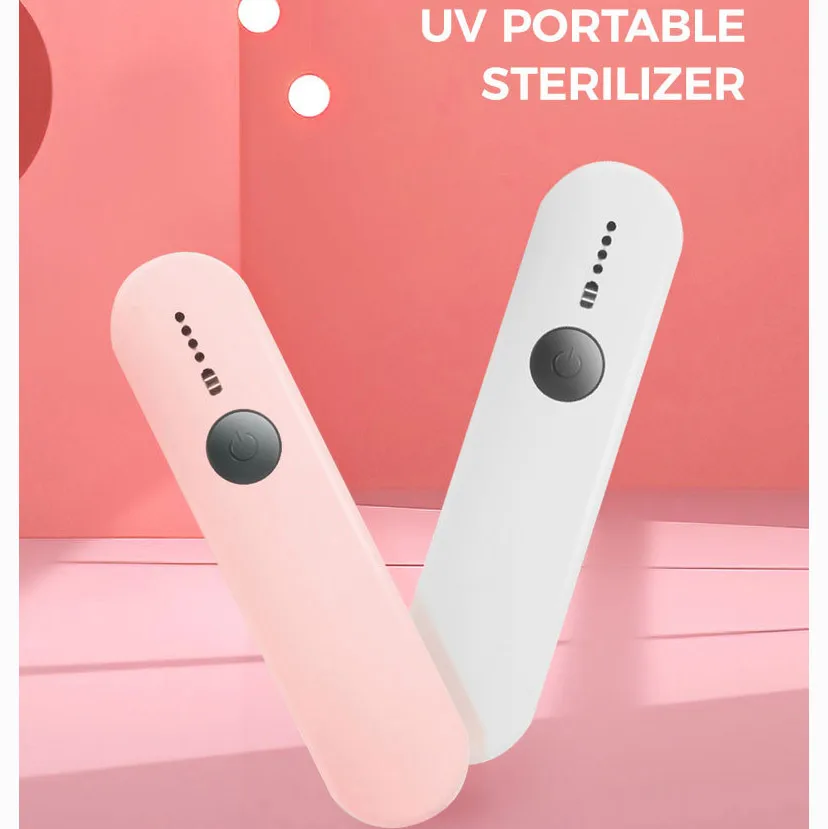Портативный мини стерилизатор перезаряжаемая УФ лампа для дезинфекции дома