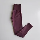 Бесшовные штаны для йоги, Женская Спортивная одежда для бега, женские леггинсы, бесшовные леггинсы, брюки для спортзала, Женские Штаны Для Йоги