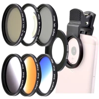 knightx universal neutral density nd smartphone camera filter 52mm macro lens for phone mobile android cellphone