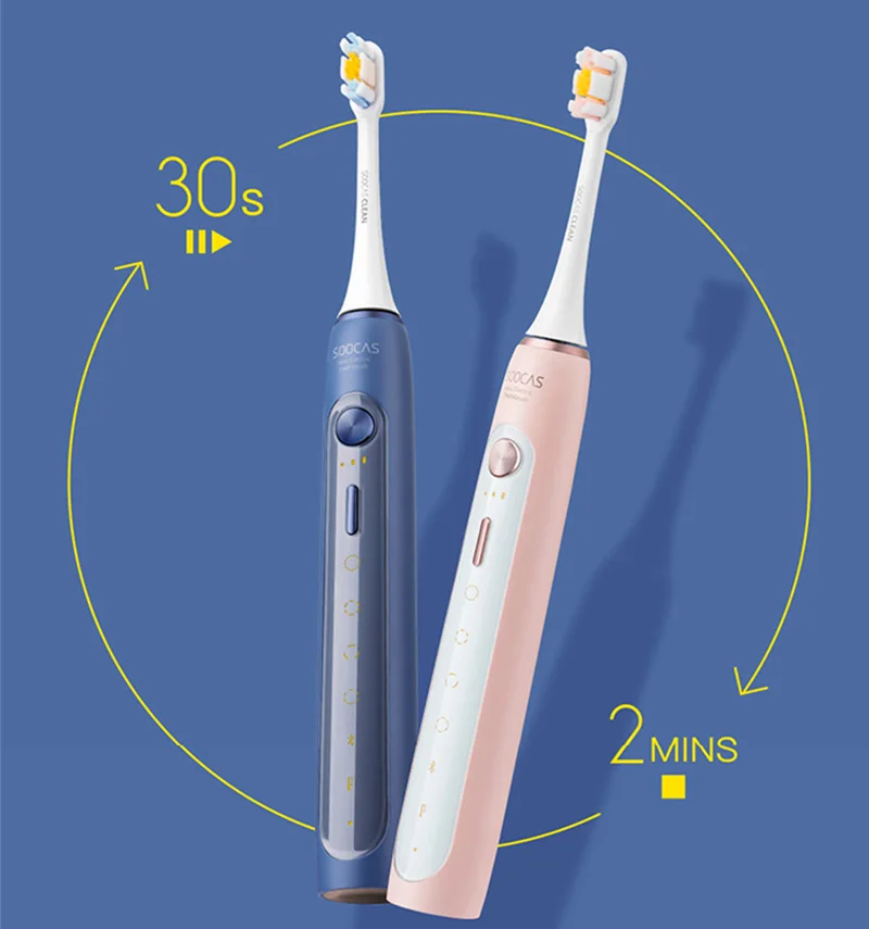 Xiaomi зубная щетка SOOCAS X5 электрическая зубная щетка звуковая электрическая зубная щетка USB перезаряжаемая NFC автоматическая зубная щетка