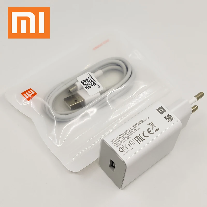 Быстрое зарядное устройство Xiaomi Mi 9 SE QC3.0 18 Вт адаптер для быстрой зарядки с
