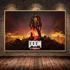 Постер из игры HD, вечная картина маслом DOOM, настенное искусство для гостиной, Современный домашний декор для картины, настенное искусство без рамки