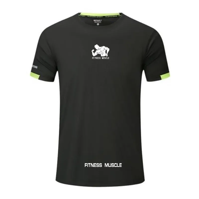 Мужская футболка для фитнеса тренировочная облегающая хлопковая с коротким