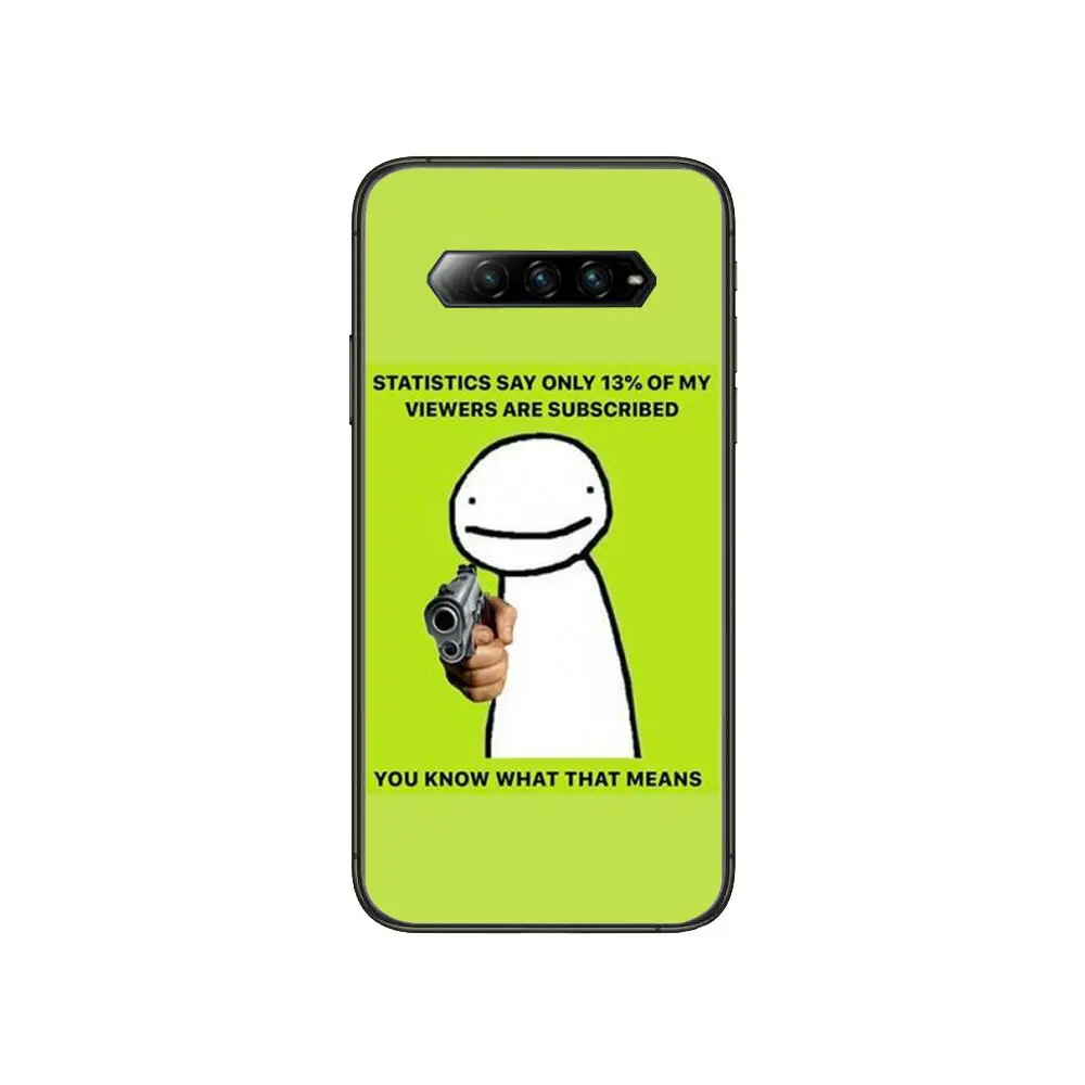 

Top Game Technoblade Blood God Anime Phone Case For xiaomi Black Shark 2 3 3s 4 Pro Helo Black Cover Silicone Back Prett