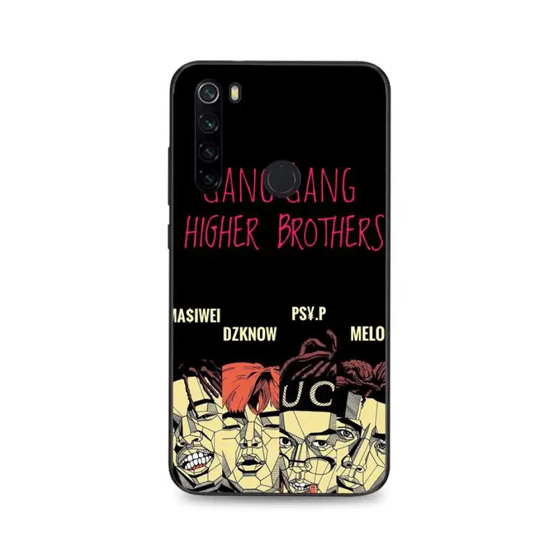 Чехол HTXian для мобильного телефона brother rich chigga 88 восходящий черный Xiaomi Redmi Note8T 7 9 Pro