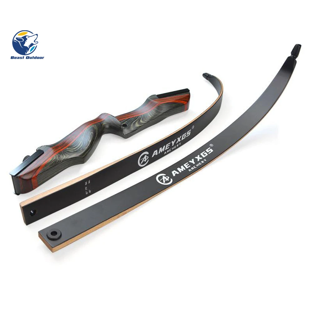 

62inch 30-50lbs Archery Recurve Bow Maple Wood Longbow Traditional Bow Hunting Shooting Bow Black Training Disassembly Bow
