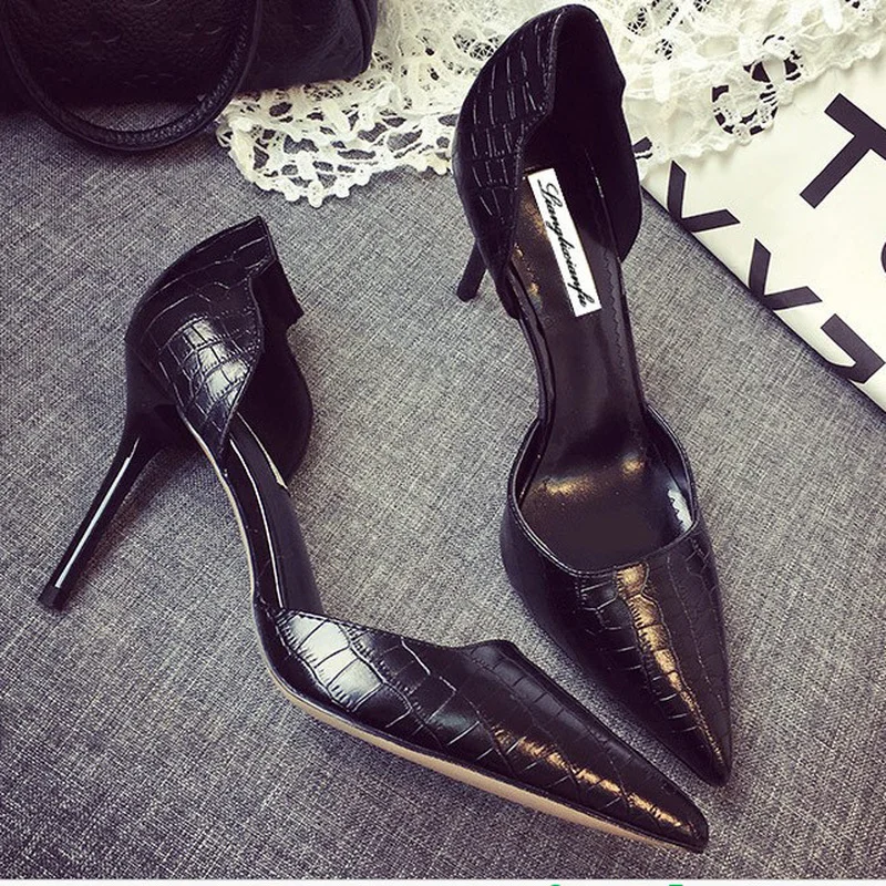 Сандалии LTARTA женские на высоком каблуке 9 см пикантные босоножки с острым носком