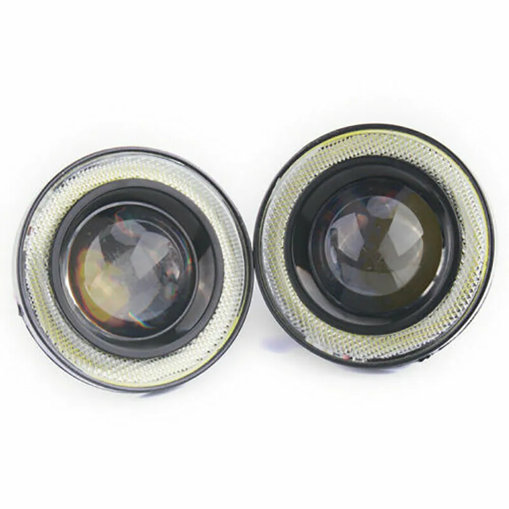 

White Angel Eye 10W Fog Lights 12V 2.5inch 3200LM ATV Accessories Halo
