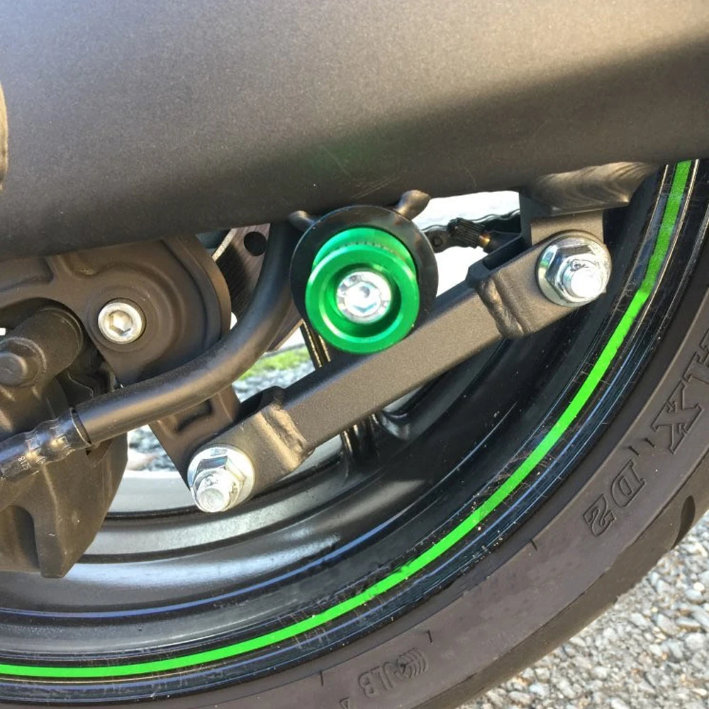 CNC алюминиевые катушки для мотоциклов Swingarm слайдер 8 мм винт-подставка SUZUKI GSX 1300R