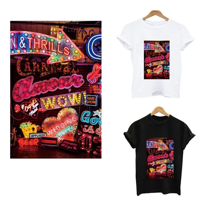 Термо Стикеры для одежды на одежде пивной музыки в полоску заплаты