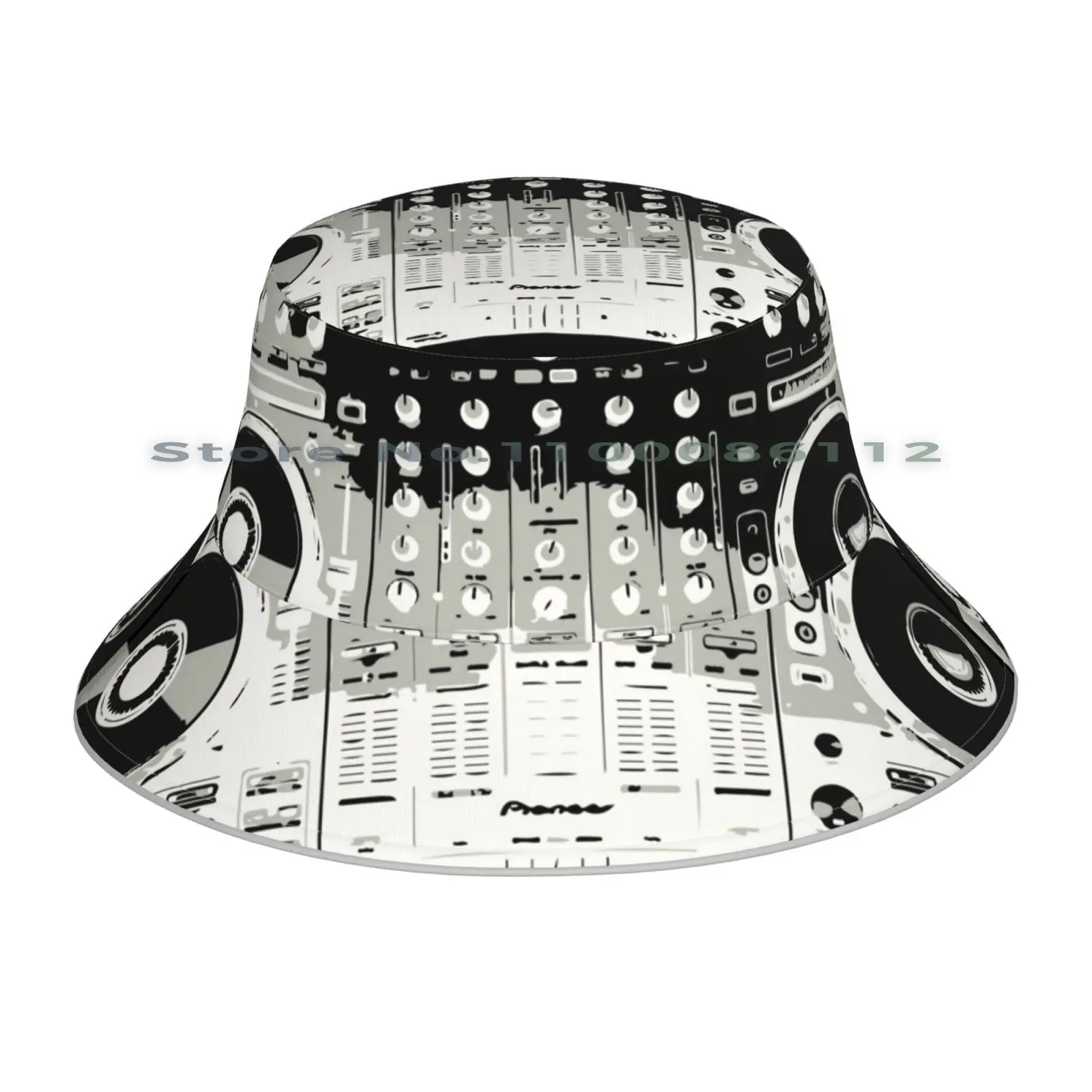 Панама для диджея крутая виниловая шляпа от солнца музыки в стиле хип-хоп - купить