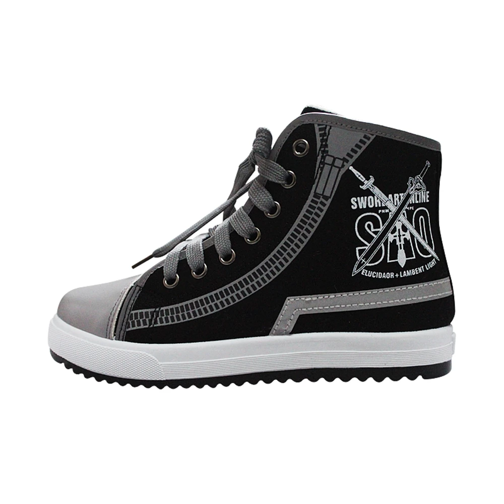 

Unisex Anime Sword Art Online SAO Casual Ankle Canvas Shoes Yuuki Asuna Flats Duck Shoes Sneakers