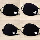 Маска рта Pm2.5 многоразовая для взрослых и детей, Пылезащитная моющаяся, с мультяшным принтом, С Пылезащитным покрытием