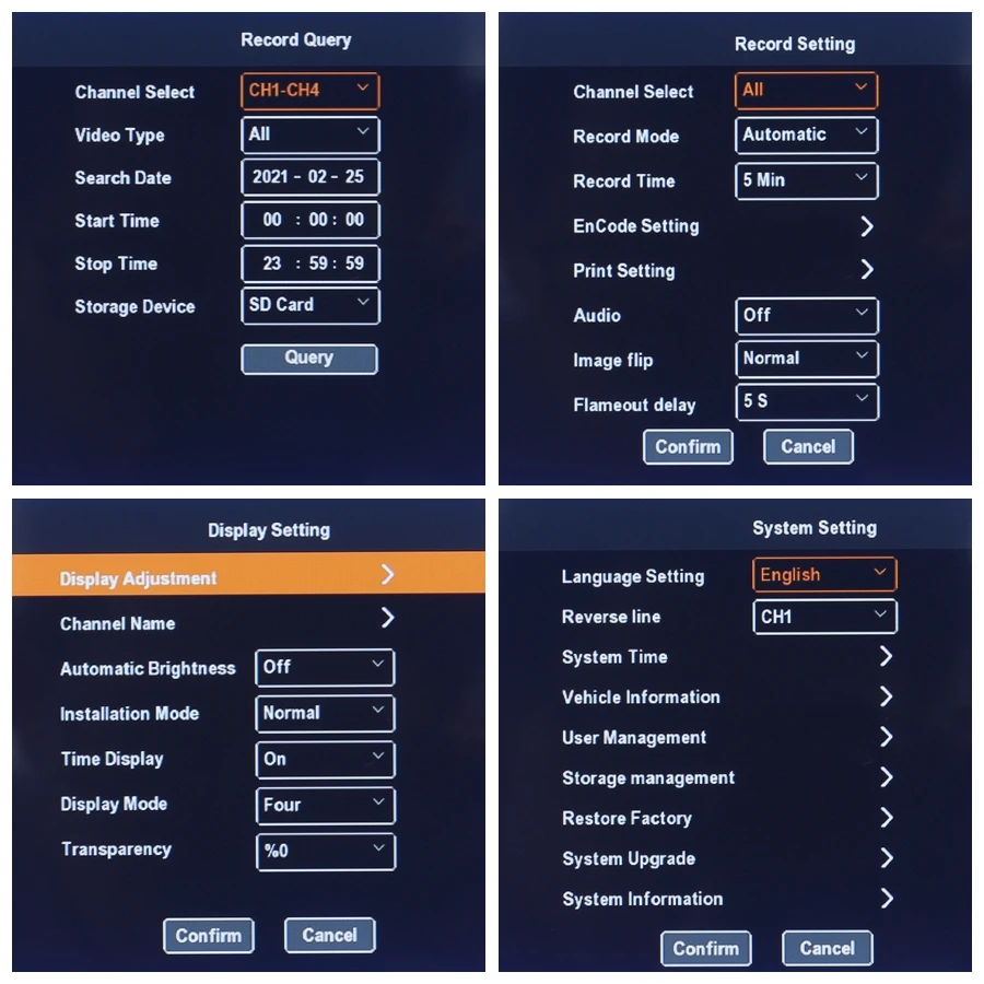 DIYSECUR 9-дюймовый AHD IPS 1024x800 HD Автомобильный монитор Монитор заднего вида Поддержка
