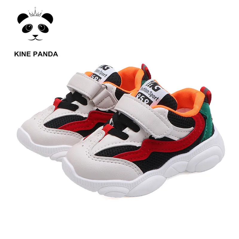 KINE PANDA 1, 2, 3, 4 лет, детская обувь для детского сада, дышащие Повседневные кроссовки для девочек и мальчиков, спортивные кроссовки для малышей