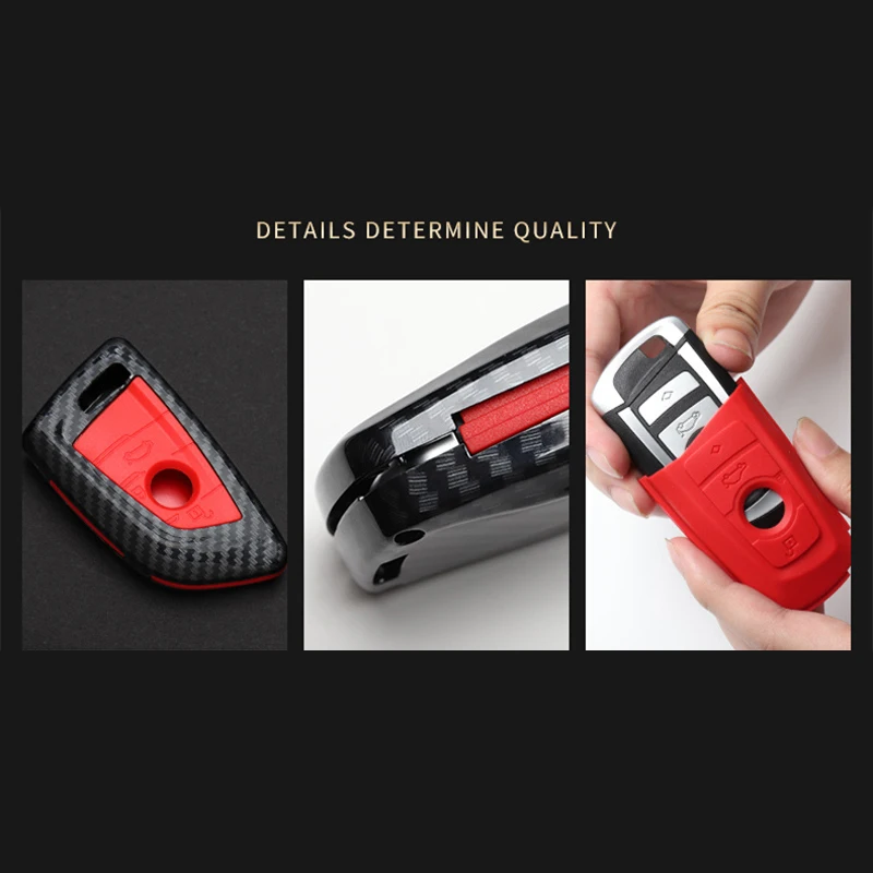 

Fashion ABS Carbon fiber Car Remote Key Case Cover For BMW 1 2 3 4 5 6 7 Series X1 X3 X4 X5 X6 F30 F34 F10 F07 F20 G30 F15 F16