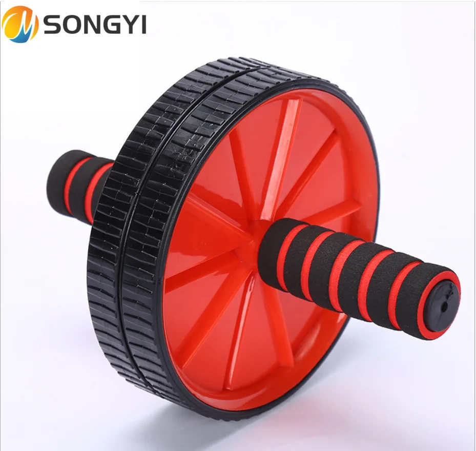 

SONGYI Durable 2-wheeled Abdominal Press Wheel Rollers Exercise Equipment Fitness Gym Exercise Equipment Home Press Roller Y61
